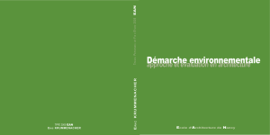 Démarche environnementale - Architecture Krummenacher