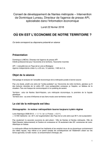 Texte correspondant au diaporama présenté en séance