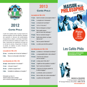Télécharger le programme Cafés et dialogues philo 2012