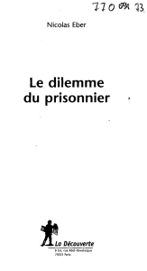Le dilemme du prisonnier