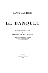 Dante Alighieri (1265-1321). Le Banquet. 1929.