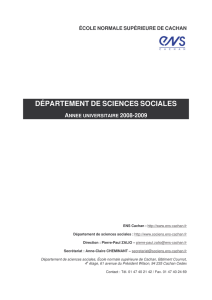 d&eacute;partement de sciences sociales - prepa-bl