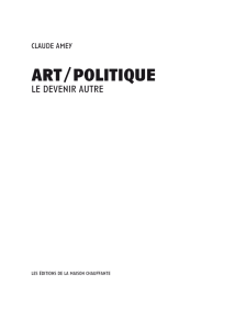 art / politique - R