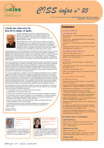 CISS infos n° 25