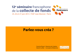 La Copy stratégie - Association Française des Fundraisers