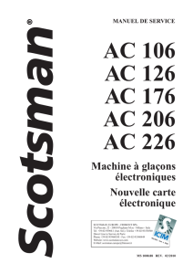 MACHINE À GLÀCE EN CUBES Type AC 106