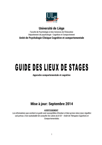 Guide des stages Site Internet