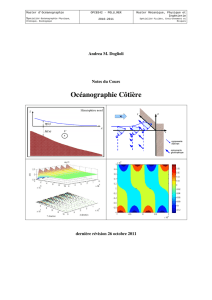 Océanographie Côtière