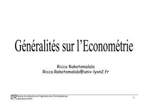 A_Generalites Econometrie