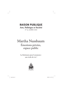 Martha Nussbaum - Raison publique