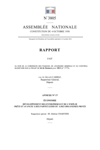 Rapport Chartier sur le développement des entreprises