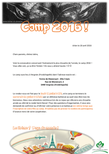 Convocation camp 2016 - Lutins Saint