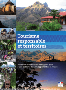 Tourisme responsable et territoires