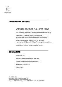 Philippe Thomas: AB (1978-1980) - mfc