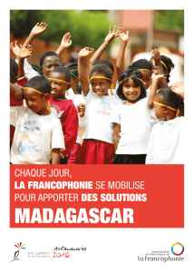 madagascar - Organisation internationale de la Francophonie