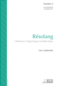 Résolang - Univ-lyon2