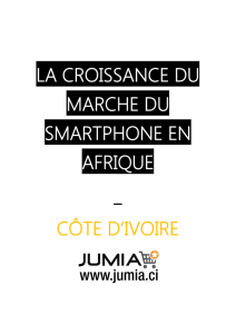 la croissance du marche du smartphone en afrique _ c&ocirc;te d`ivoire