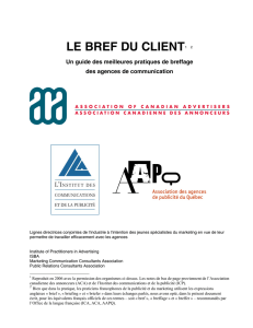 cliquant ici - Association of Canadian Advertisers