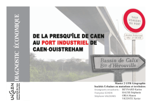 Dossier des étudiants Industrie de la Presqu`Île, Partie 1