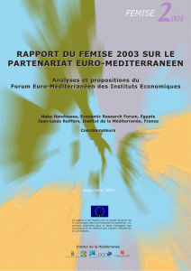 rapport du femise 2003 sur le partenariat euro