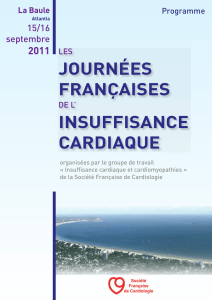 insuffisance cardiaque - Société Française de Cardiologie