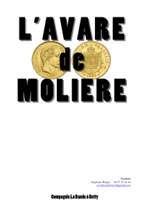 L`Avare de Molière - Paul de Launoy, Comédien