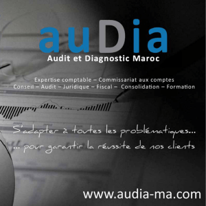 Untitled - auDia | Audit et Diagnostic Maroc