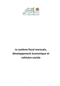 Le système fiscal marocain, développement économique et