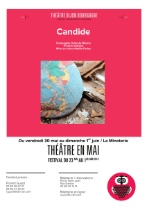 DS CANDIDE - Théâtre Dijon Bourgogne
