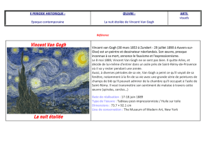 Vincent Van Gogh La nuit étoilée