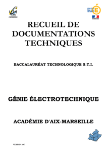 recueil de documentations techniques