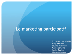 Le marketing participatif - Marketing4innovation.com
