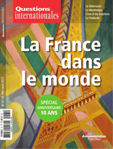 La France dans le monde - La Documentation française