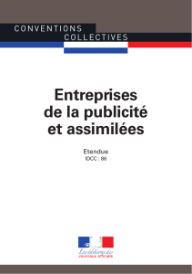 Entreprises de la publicité et assimilées