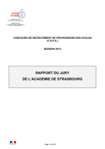 Rapport Jury CRPE Session 2013