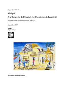 Rapport No - World Bank Group