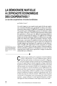 la démocratie nuit-elle à l`efficacité économique des