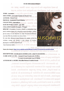 Auschwitz SOUS-TITRE : Une bande dessinée de Pascal Croci