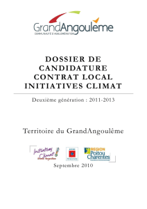 Dosssier candidature- Grand Angoulême 2010
