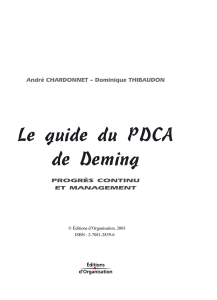 Le guide du PDCA de Deming