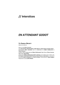 // Interstices EN ATTENDANT GODOT