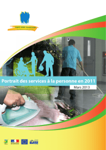 Portrait des services à la personne en 2011