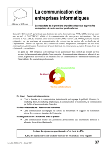 La communication des entreprises informatiques