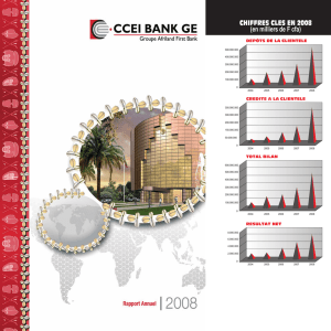 Financier - Bienvenue sur le site de la CCEI BANK GE