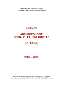 Licence0809 - MMSH Anthropologie