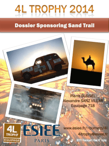 Dossier sponsoring - FR