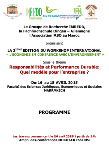 programme - Université Cadi Ayyad