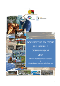 Politique Industrielle de Madagascar