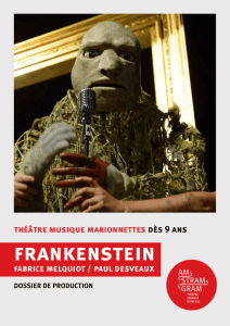 Dossier spectacle " Frankenstein " par AmStramGram (pdf