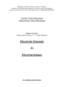 Cours Electricite - ELectrotechnique_KORIDAK